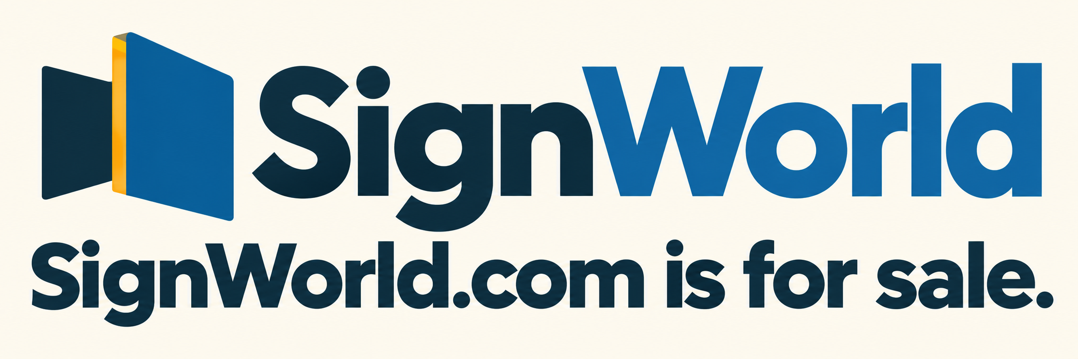 SignWorld. SignWorld.com is for sale.